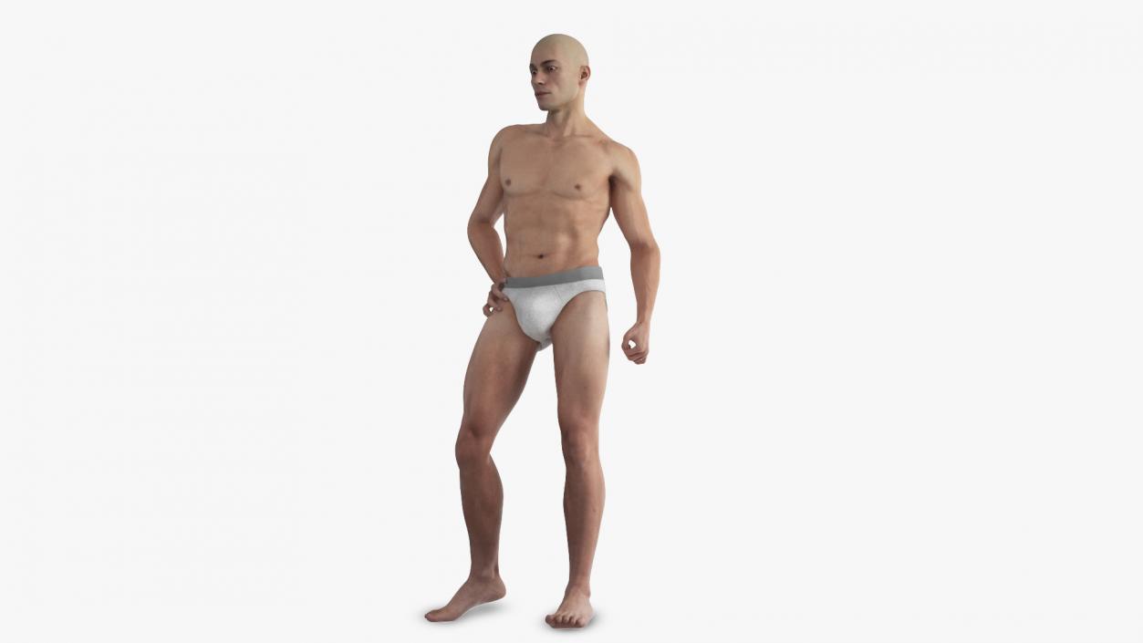 3D model Male Physique Character Rigged