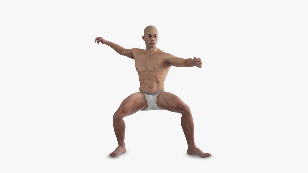 3D model Male Physique Character Rigged