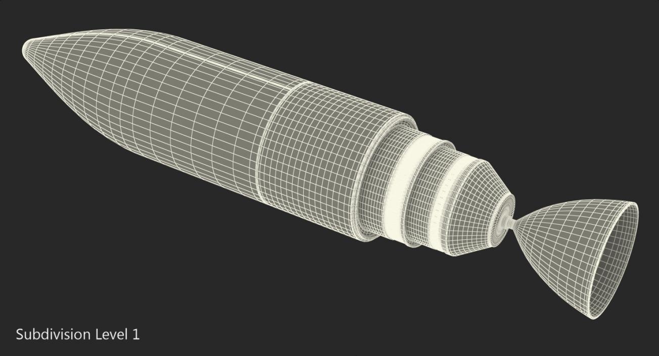 3D Virgin Galactic Payload with Satellite model