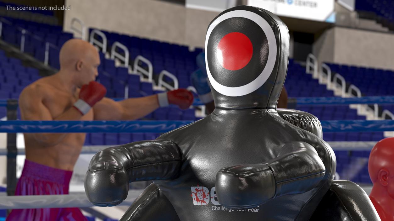 3D DEFY Leather Grappling Dummy model