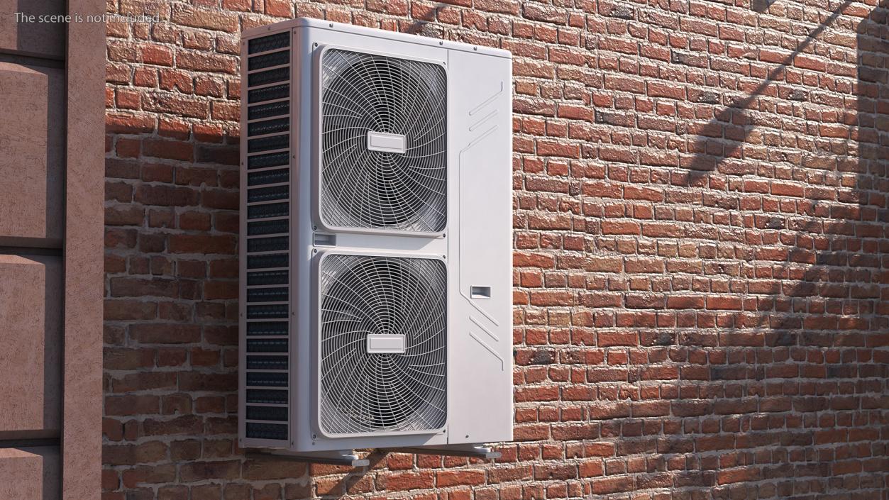 3D model Double Air Conditioner Outdoor Part