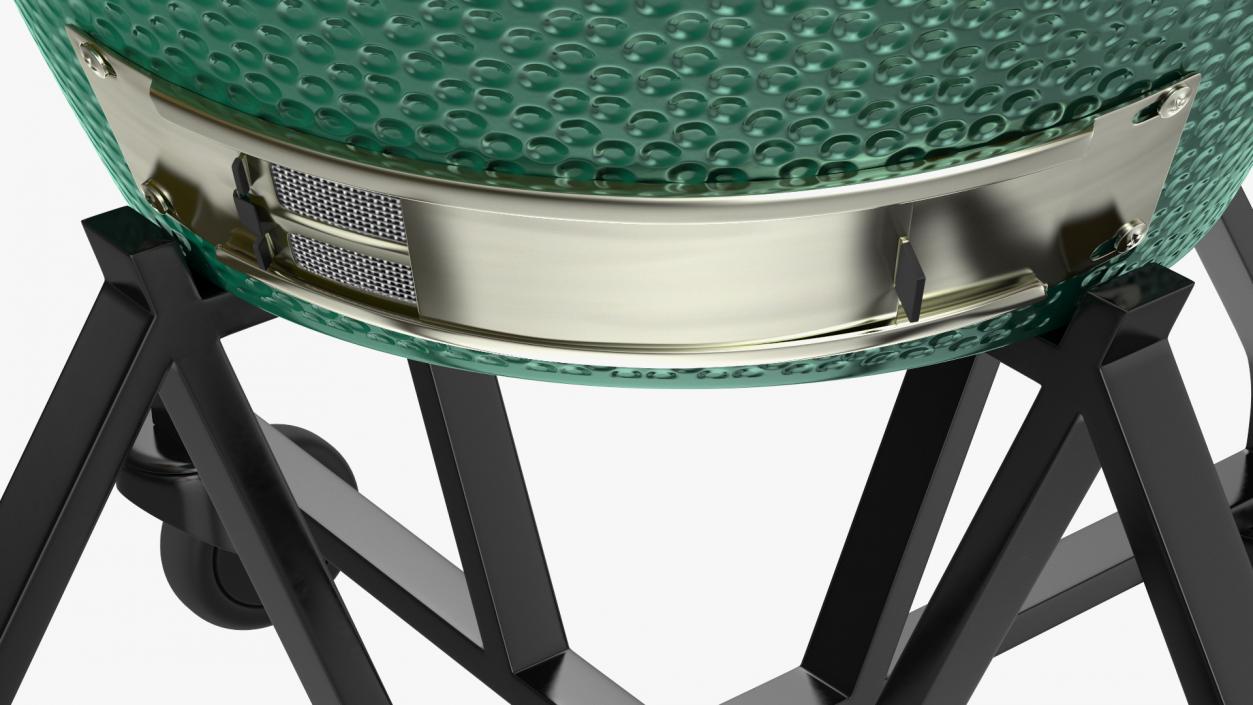 3D model Big Green Egg BBQ Grill Closed