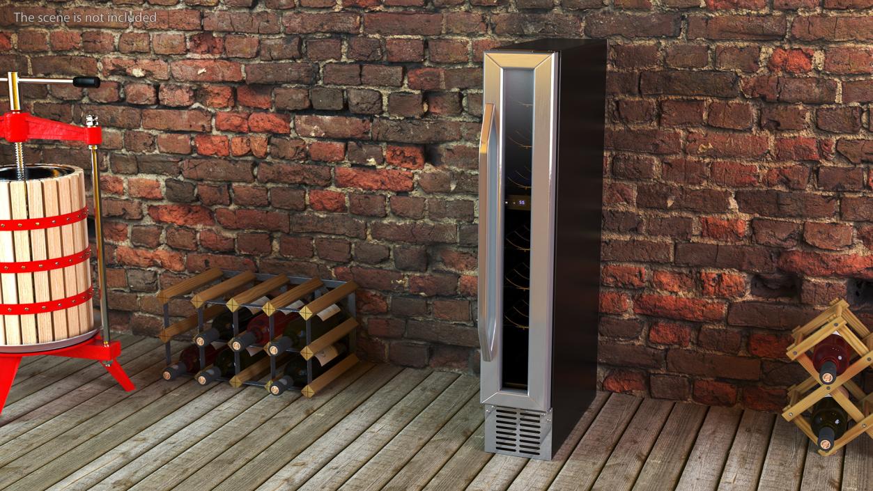 3D EdgeStar CWR70SZ 7 Bottle Built In Wine Cooler