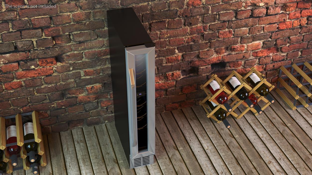 3D EdgeStar CWR70SZ 7 Bottle Built In Wine Cooler