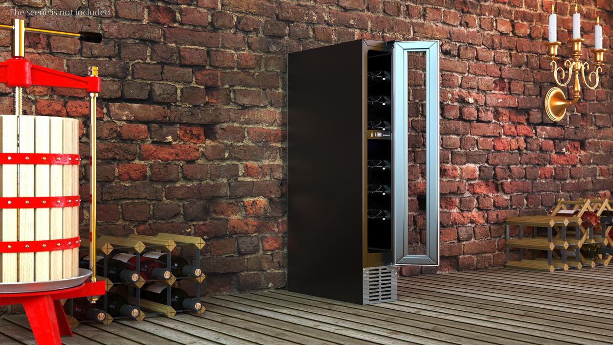 3D EdgeStar CWR70SZ 7 Bottle Built In Wine Cooler