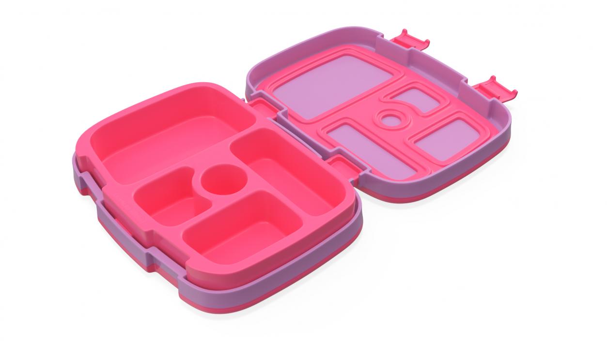 3D Lunch Box Bentgo Kids Open Pink