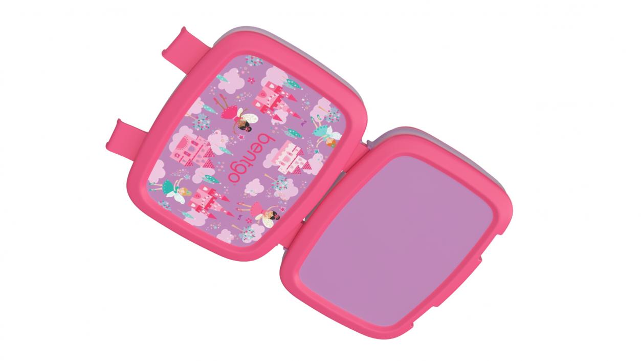 3D Lunch Box Bentgo Kids Open Pink