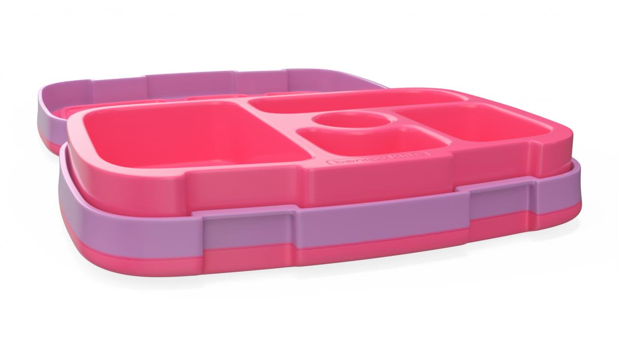 3D Lunch Box Bentgo Kids Open Pink