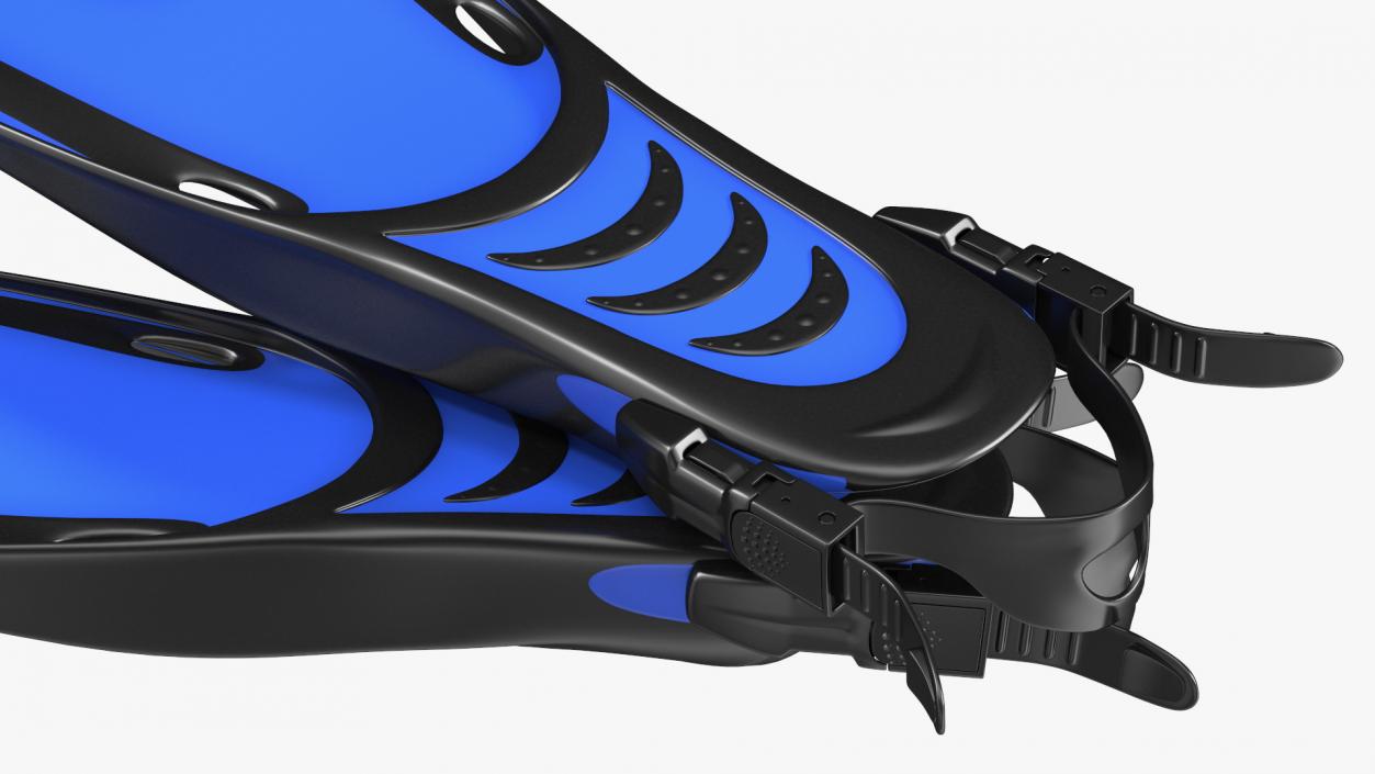 3D Oceanic Viper Open Heel Scuba Fin model