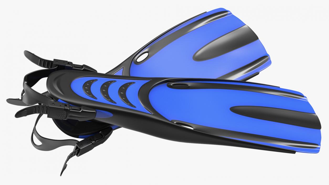 3D Oceanic Viper Open Heel Scuba Fin model