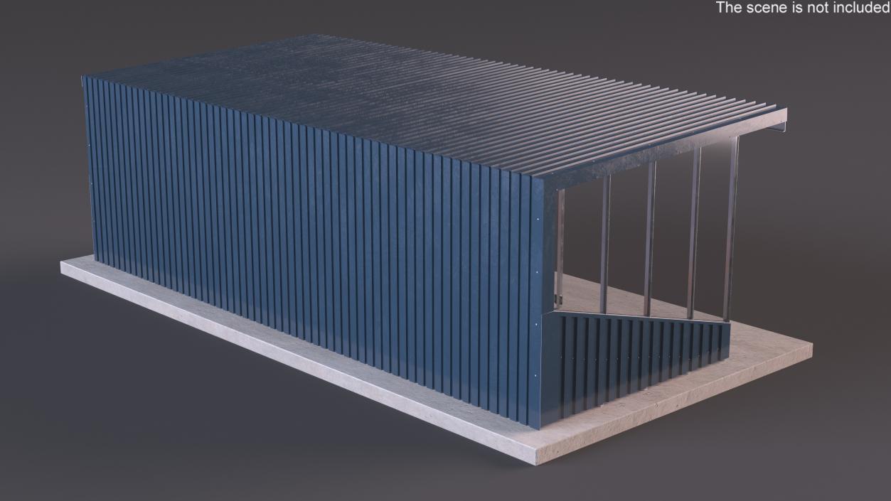 3D Shed for Agricultural Machinery