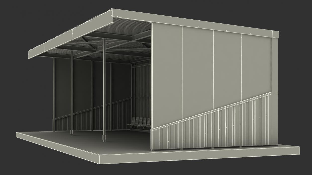 3D Shed for Agricultural Machinery