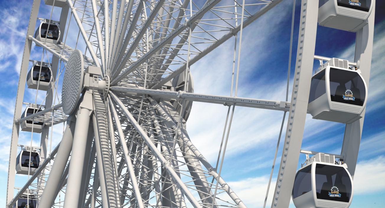 3D Rigged Ferris Wheels 3D Models Collection