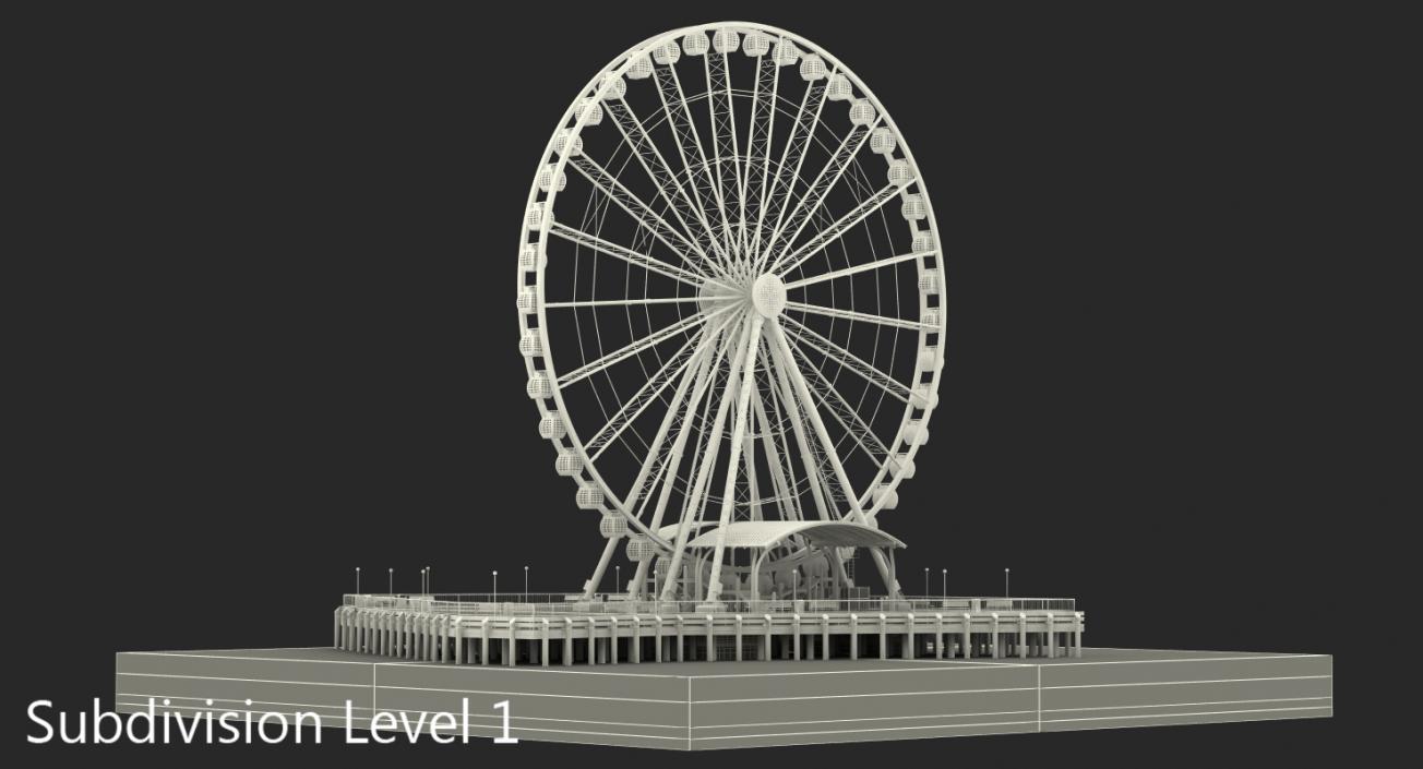 3D Rigged Ferris Wheels 3D Models Collection