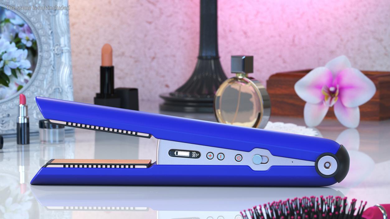 3D Hair Straightener Dyson Corrale Blue