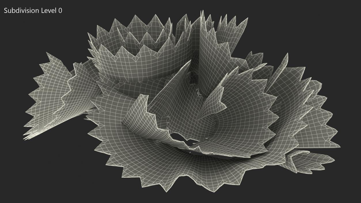 3D Heap of Pencil Shavings model