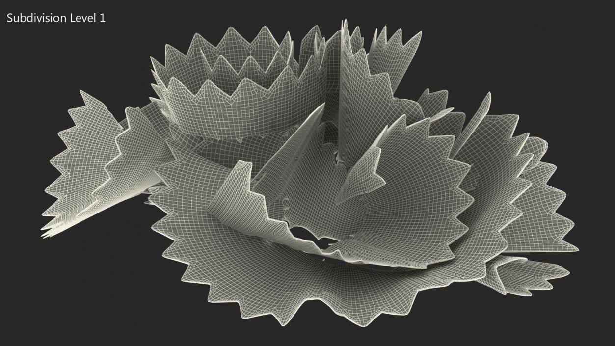 3D Heap of Pencil Shavings model