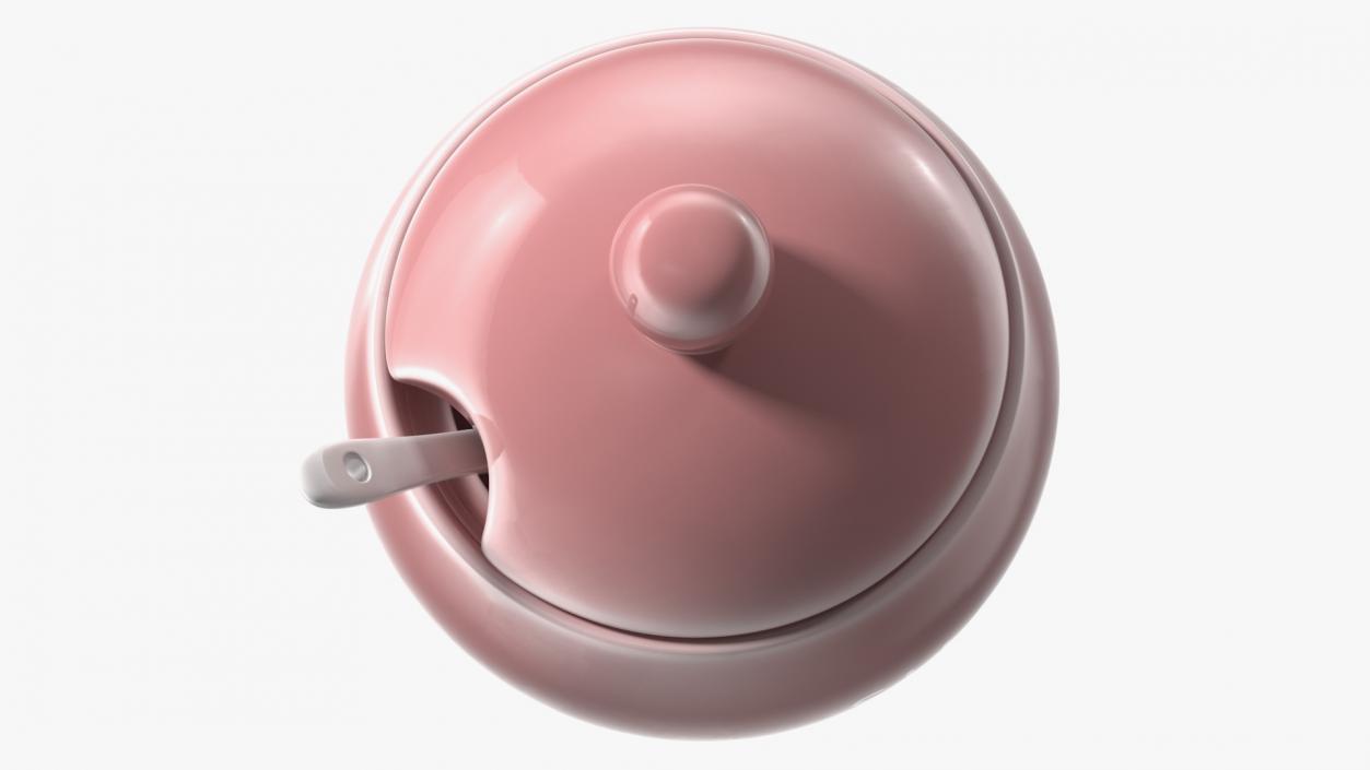 Sugar Bowl Red 3D model