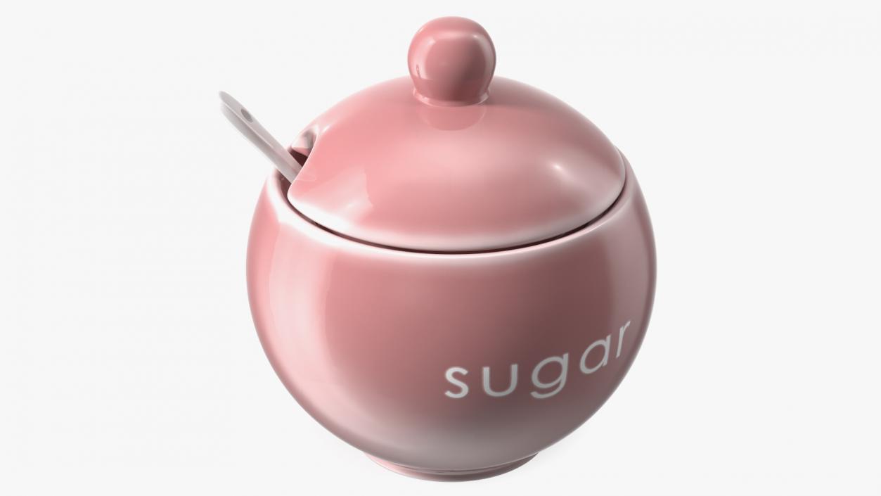 Sugar Bowl Red 3D model