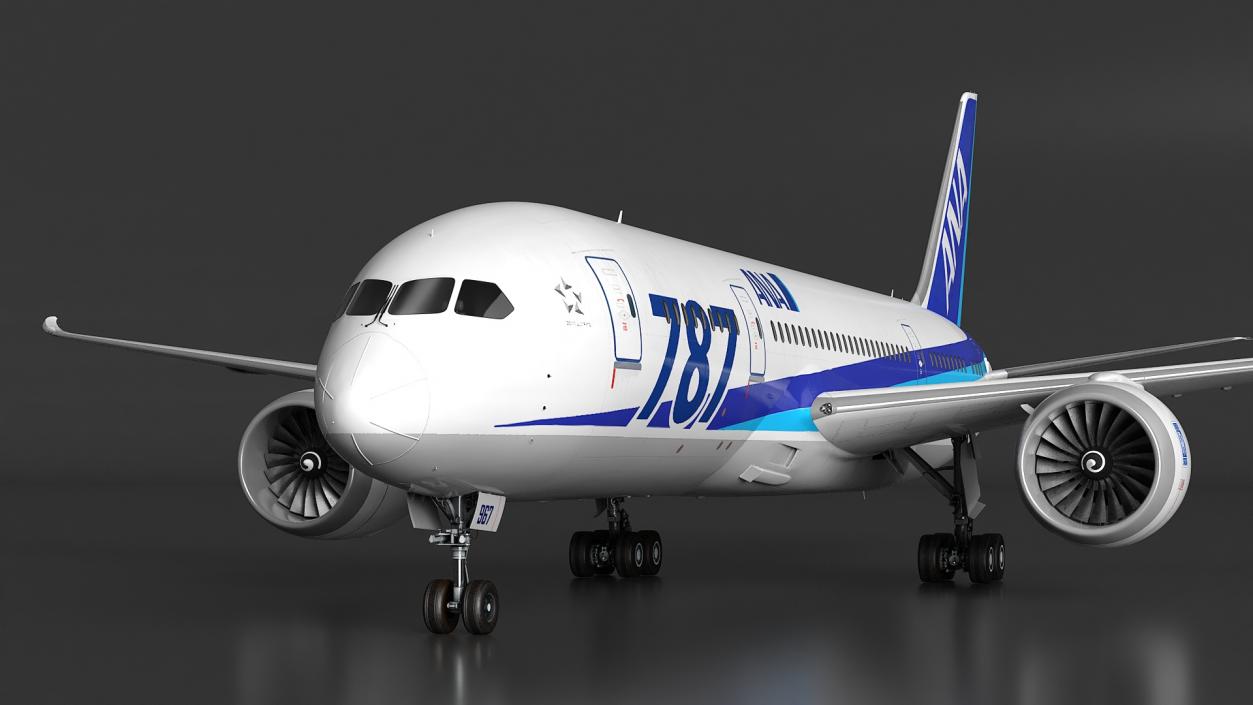 Boeing 787-8 Dreamliner ANA Livery 3D model