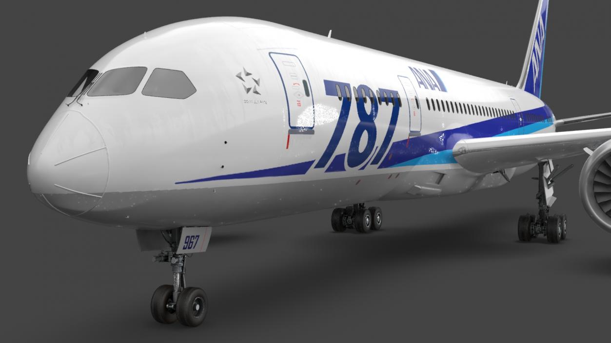 Boeing 787-8 Dreamliner ANA Livery 3D model