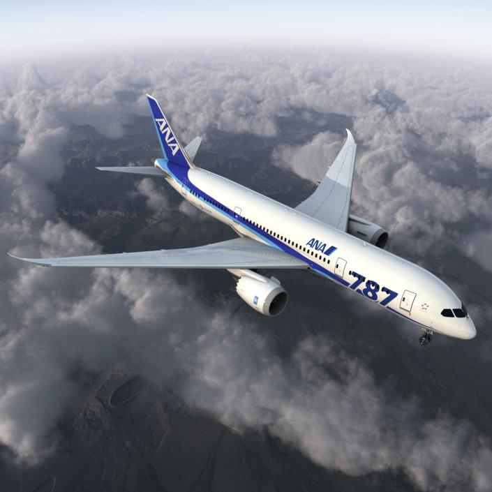 Boeing 787-8 Dreamliner ANA Livery 3D model