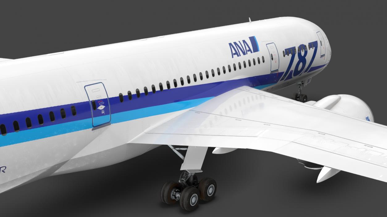 Boeing 787-8 Dreamliner ANA Livery 3D model