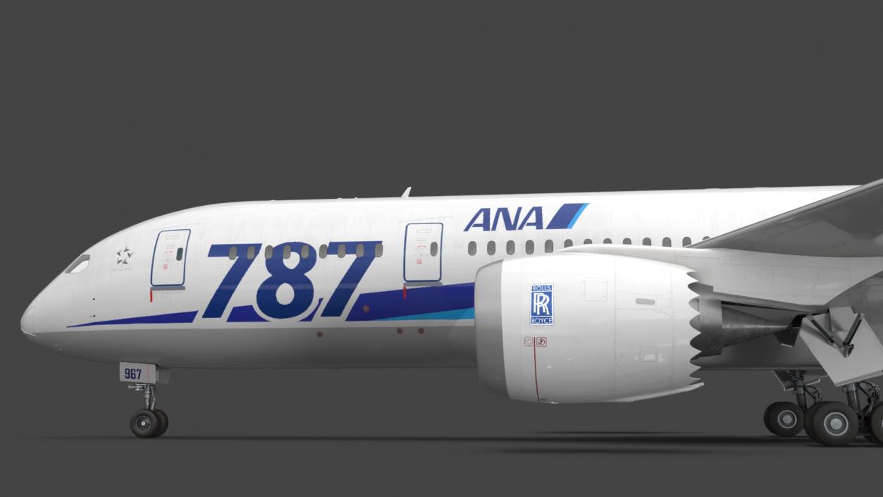 Boeing 787-8 Dreamliner ANA Livery 3D model