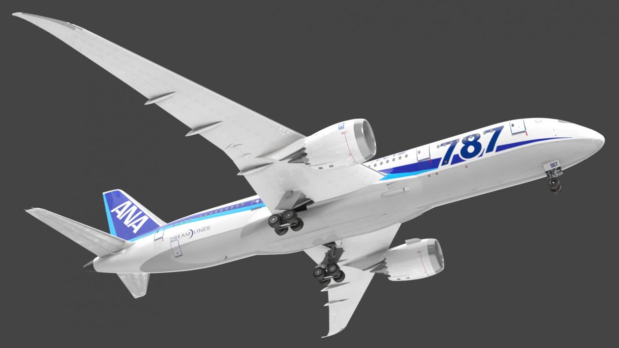 Boeing 787-8 Dreamliner ANA Livery 3D model