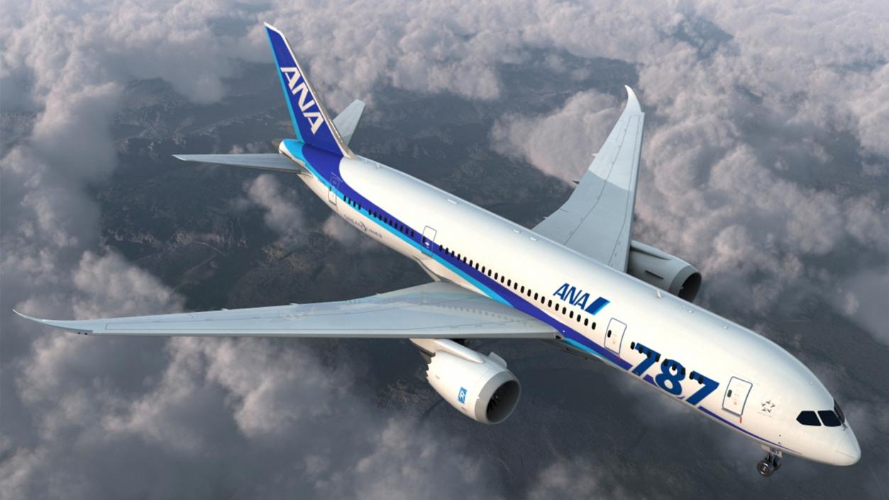 Boeing 787-8 Dreamliner ANA Livery 3D model