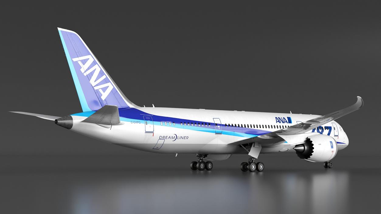 Boeing 787-8 Dreamliner ANA Livery 3D model