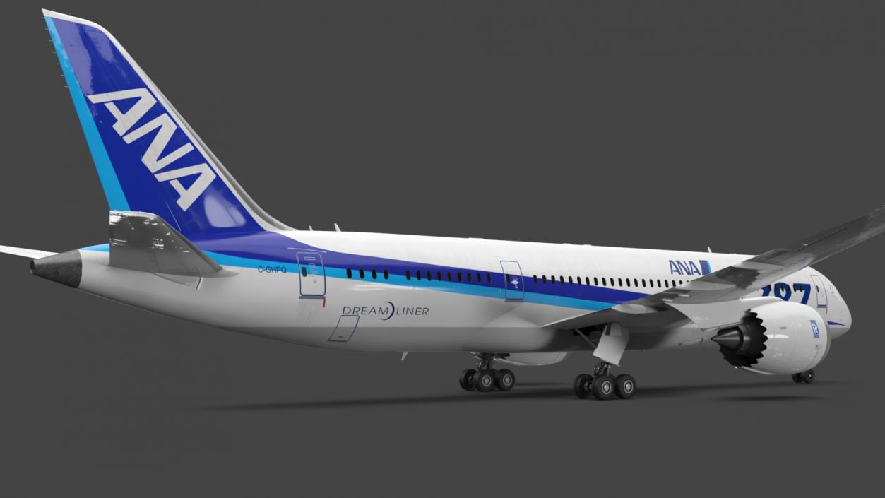 Boeing 787-8 Dreamliner ANA Livery 3D model