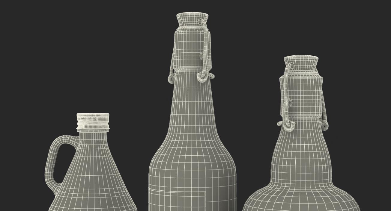 3D Cold Brew Bottles Collection model