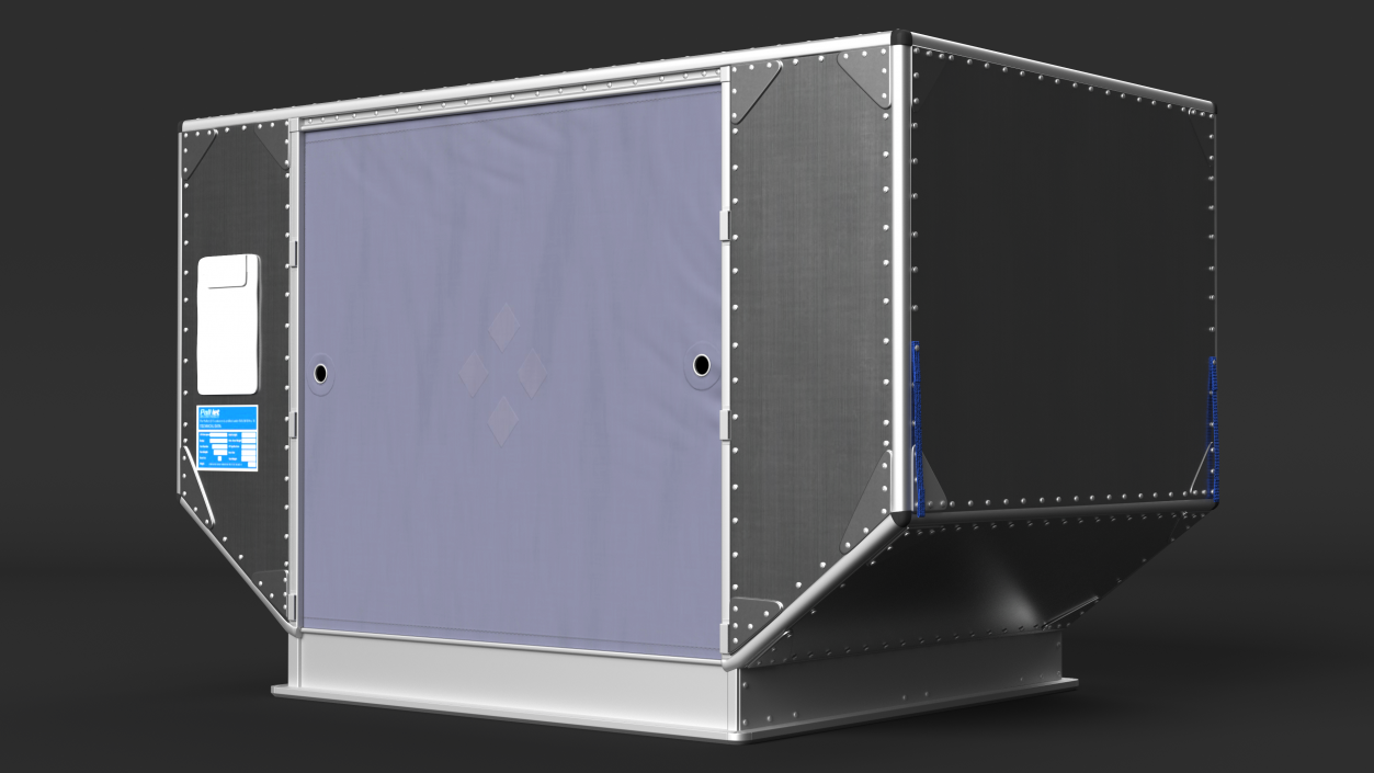 3D Lower Deck Airport Container model