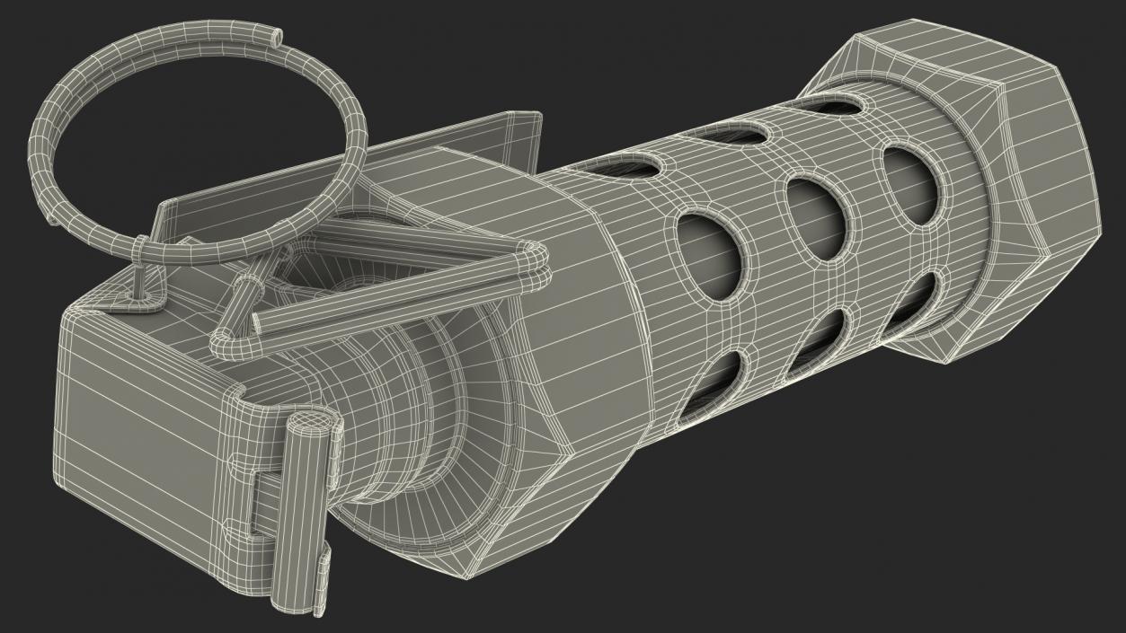 3D M84 Stun Grenade