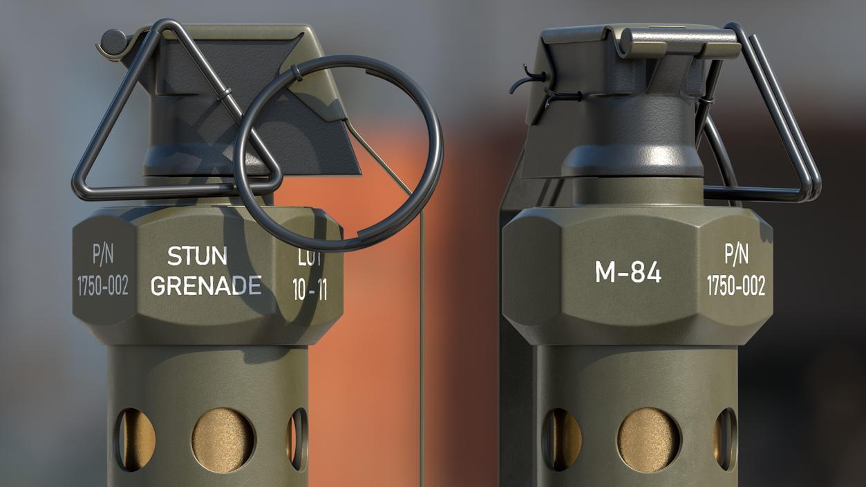 3D M84 Stun Grenade