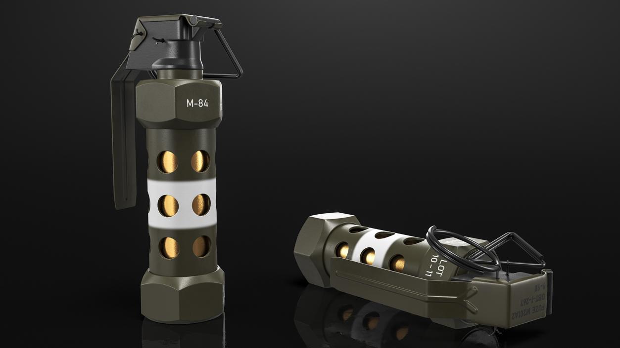 3D M84 Stun Grenade