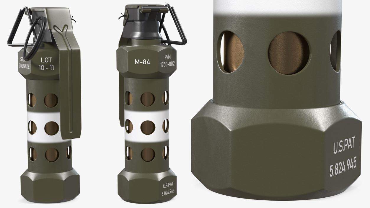 3D M84 Stun Grenade