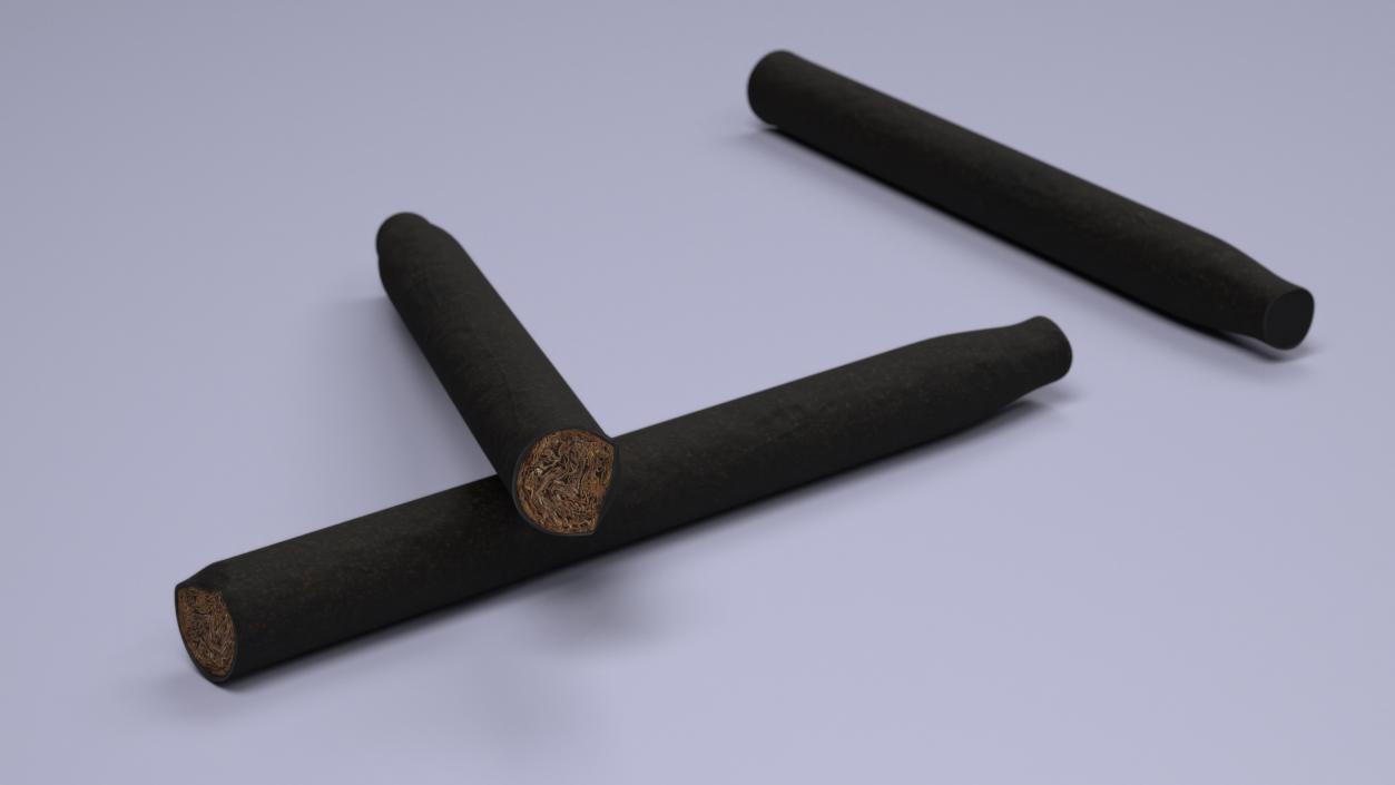 3D model Black Cigarillo