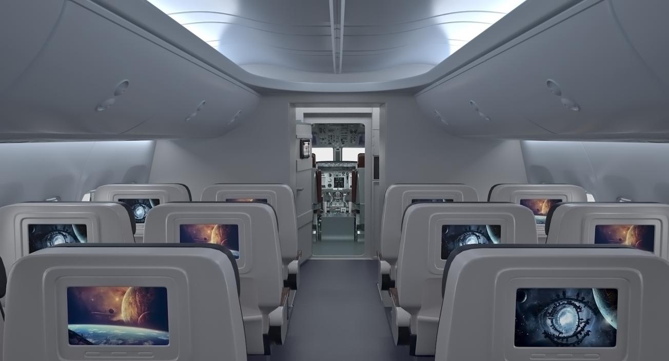 Boeing 737 Interior 3D model