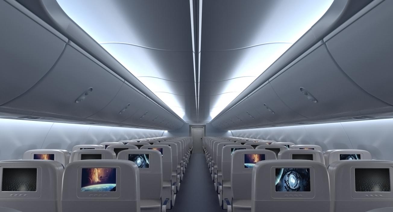 Boeing 737 Interior 3D model