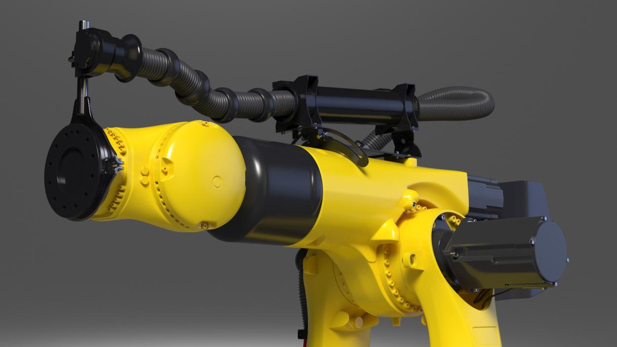 Ultra Robotic Arm Yellow 3D model