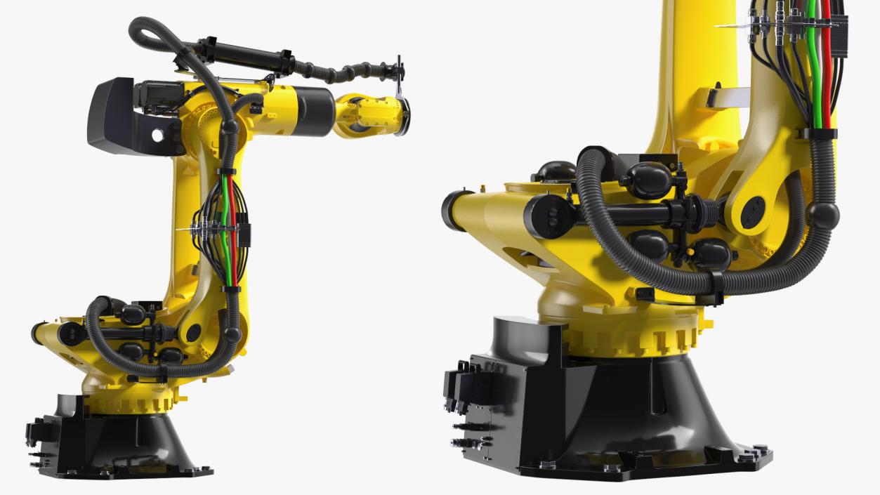 Ultra Robotic Arm Yellow 3D model