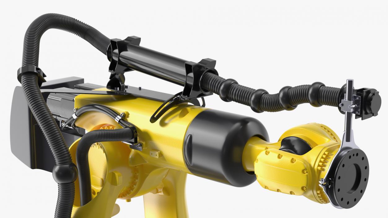 Ultra Robotic Arm Yellow 3D model