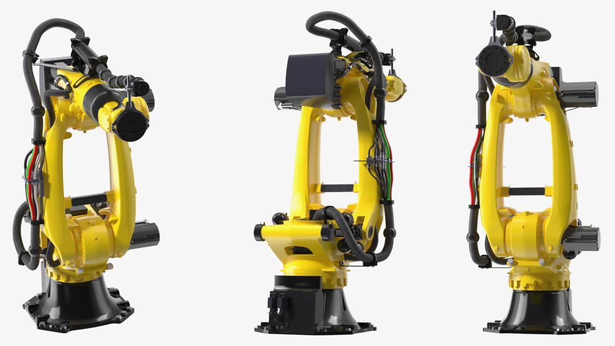 Ultra Robotic Arm Yellow 3D model