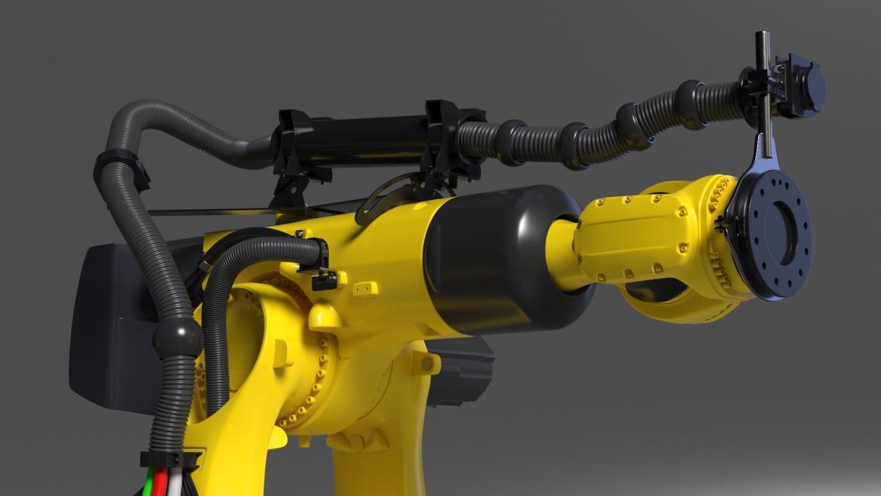 Ultra Robotic Arm Yellow 3D model