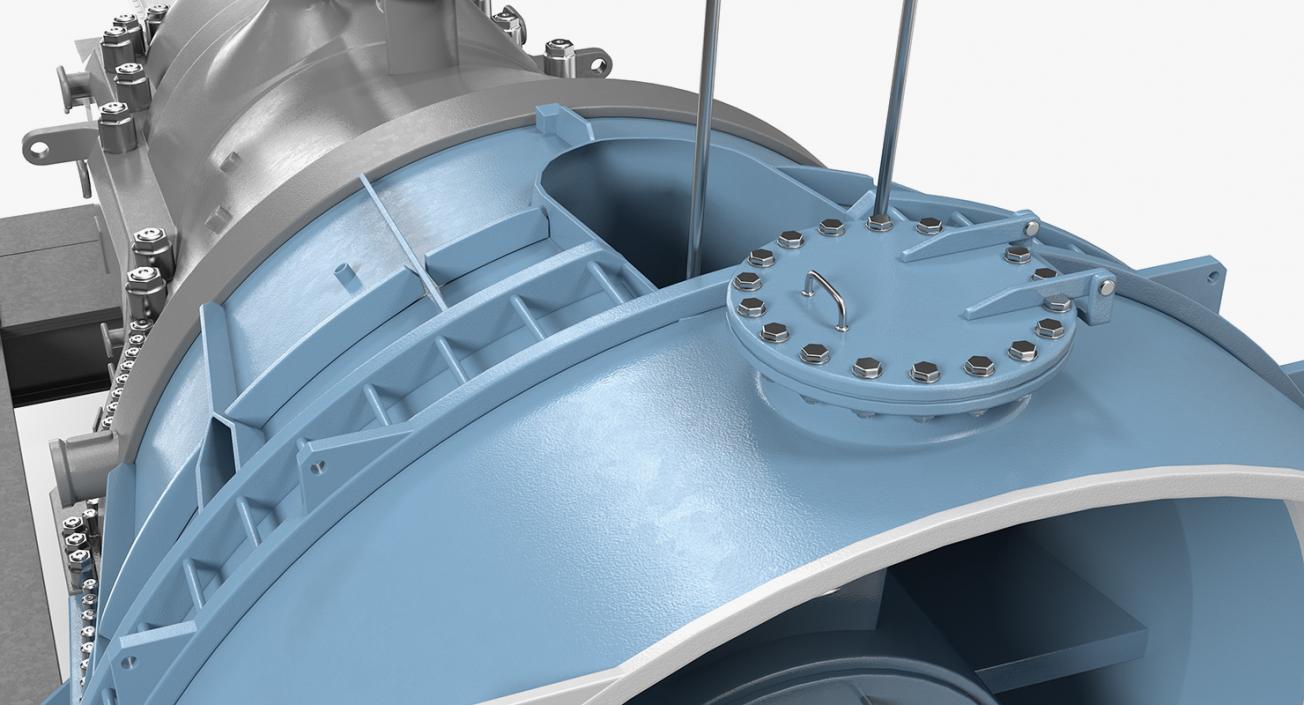 Siemens SST-800 Steam Turbine 3D model