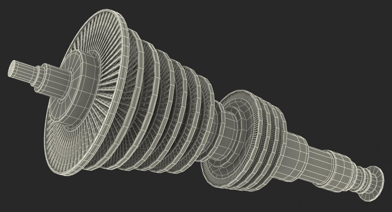 Siemens SST-800 Steam Turbine 3D model