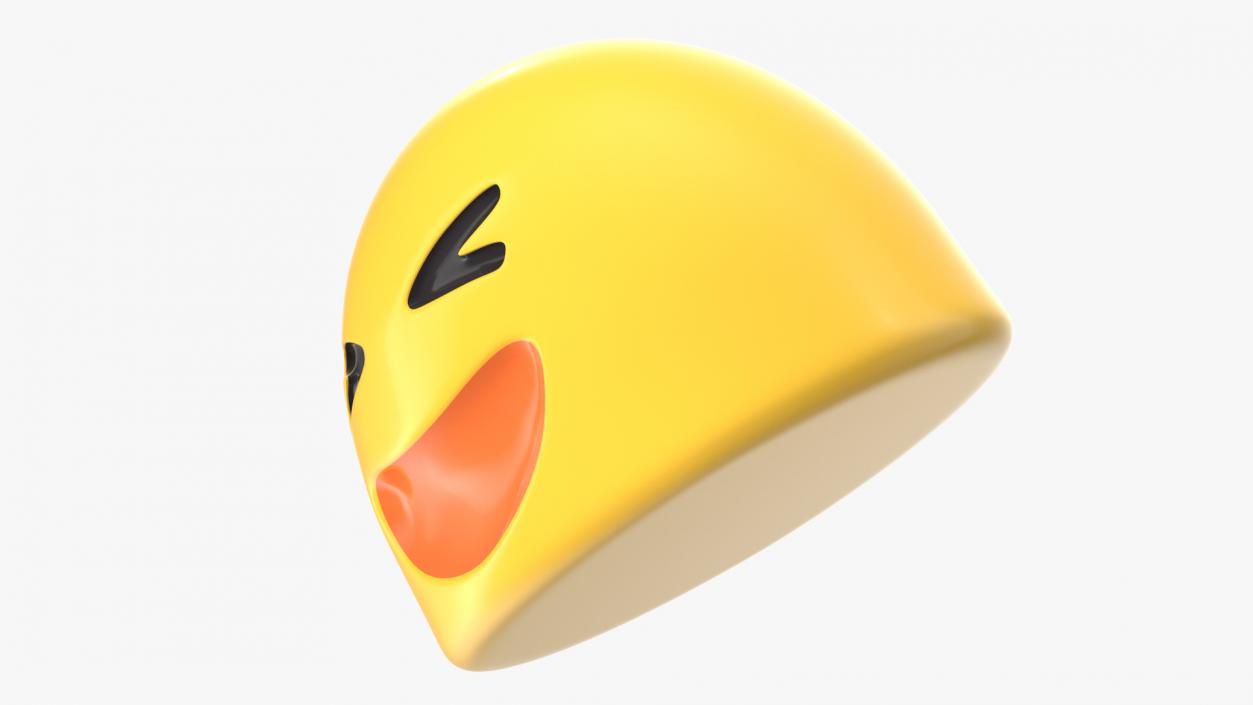 3D ROFL Android Emoji model