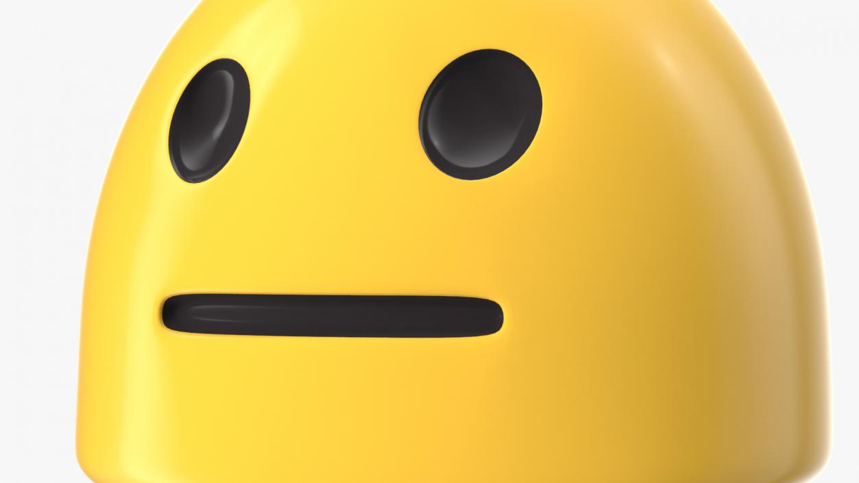 3D Neutral Face Android Emoji